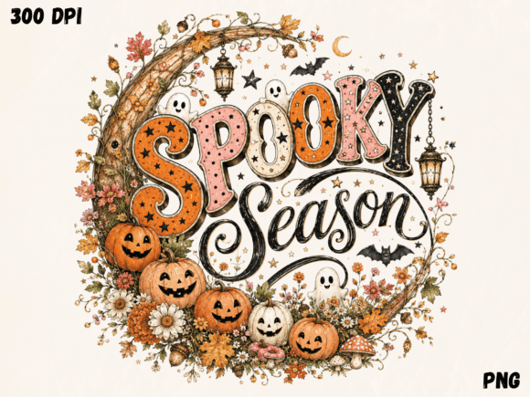 Download Spooky Season Pumpkin Typography PNG, Ha - Season Collection