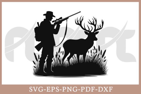 Download Deer Hunting SVG Vector Cut File - Vector cut file Collection